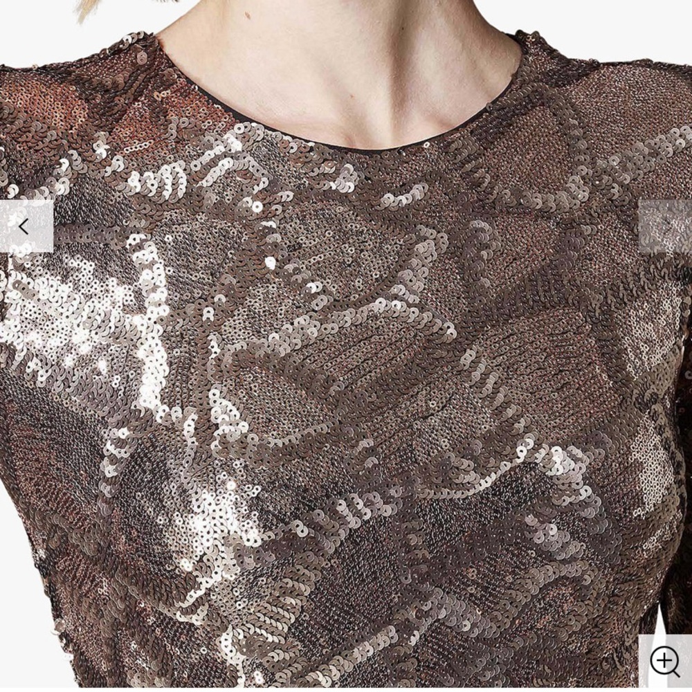 Karen Millen Gold Sequined Dress✨ - Picture 2 of 8